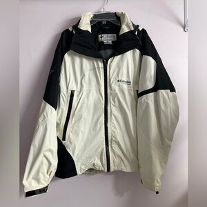 “Titanium” Windbreaker Columbia Sportswear Men’s Jacket, XL, Black/Cream